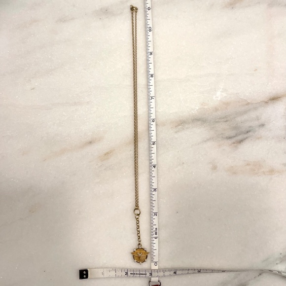 Foundrae 18K  Yellow Gold Diamond Baby Passion Medallion Pendant Necklace - Picture 6 of 7